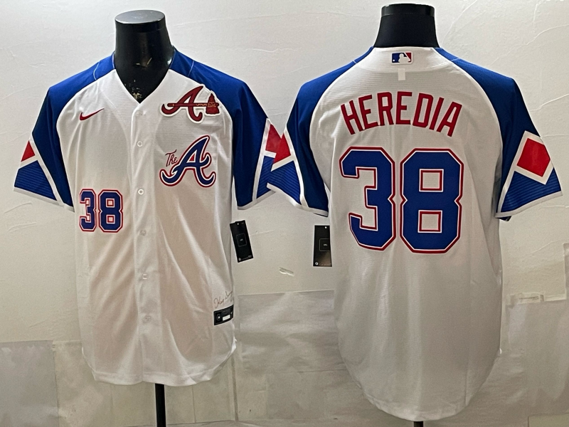 Men 2026 Atlanta Braves #38 Heredia white Game Nike MLB Jersey 001